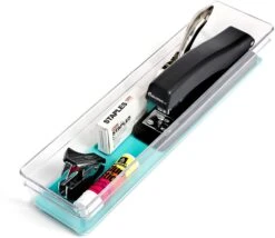 Plastic Drawer Organizer - 12 X 3 Inch(Drawer Organizer Plastic Colors 12x3) -Smart Design Store plastic drawer organizer 12 x 3 inch smart design kitchen 8204261 incrementing number 740398