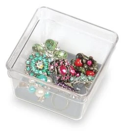 Plastic Drawer Organizer - 3 X 3 Inch(Drawer Organizer Plastic Colors 3x3) -Smart Design Store plastic drawer organizer 3 x 3 inch smart design kitchen 8202251 incrementing number 588366