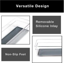 Plastic Drawer Organizer - 9 X 3 Inch(Drawer Organizer Plastic Colors 9x3) 32 Plastic Drawer Organizer - 9 X 3 Inch(Drawer Organizer Plastic Colors 9x3) -Smart Design Store plastic drawer organizer 9 x 3 inch smart design kitchen 8203091as6 incrementing number 170265