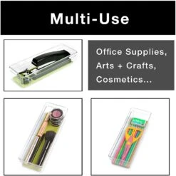 Plastic Drawer Organizer - 9 X 3 Inch(Drawer Organizer Plastic Colors 9x3) 27 Plastic Drawer Organizer - 9 X 3 Inch(Drawer Organizer Plastic Colors 9x3) -Smart Design Store plastic drawer organizer 9 x 3 inch smart design kitchen 8203261as6 incrementing number 594281