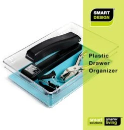Plastic Drawer Organizer - 9 X 6 Inch(Drawer Organizer Plastic Colors 9x6) -Smart Design Store plastic drawer organizer 9 x 6 inch smart design kitchen 8206091 incrementing number 115245