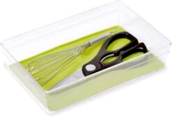 Plastic Drawer Organizer - 9 X 6 Inch(Drawer Organizer Plastic Colors 9x6) -Smart Design Store plastic drawer organizer 9 x 6 inch smart design kitchen 8206091 incrementing number 118557