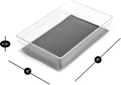 Plastic Drawer Organizer - 9 X 6 Inch(Drawer Organizer Plastic Colors 9x6) -Smart Design Store plastic drawer organizer 9 x 6 inch smart design kitchen 8206091 incrementing number 535946