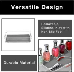 Plastic Drawer Organizer - 9 X 6 Inch(Drawer Organizer Plastic Colors 9x6) -Smart Design Store plastic drawer organizer 9 x 6 inch smart design kitchen 8206091 incrementing number 903269