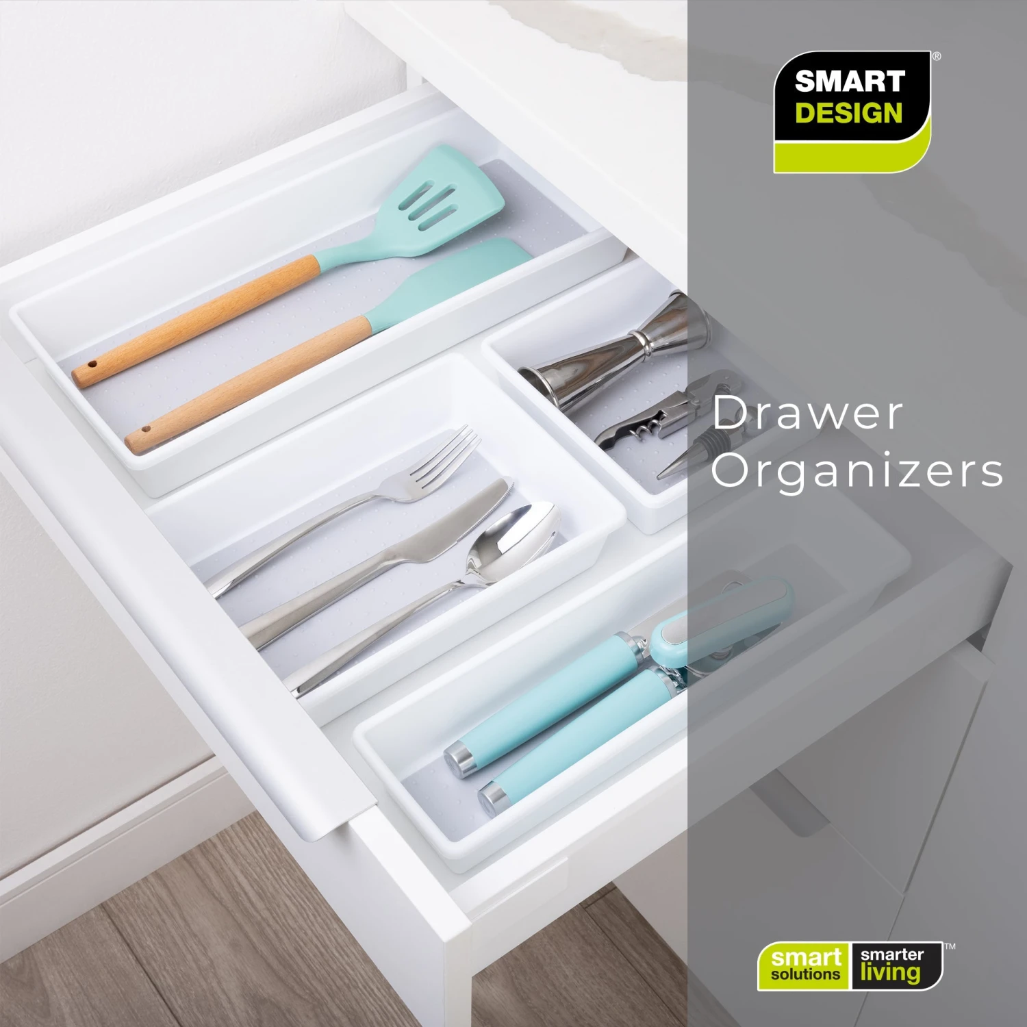Plastic Drawer Organizer - BPA Free - 16 X 6.75 Inch - White(Drawer Organizer Plastic White 16x6 75 Inch) 8 Plastic Drawer Organizer - BPA Free - 16 X 6.75 Inch - White(Drawer Organizer Plastic White 16x6 75 Inch) - Image 8