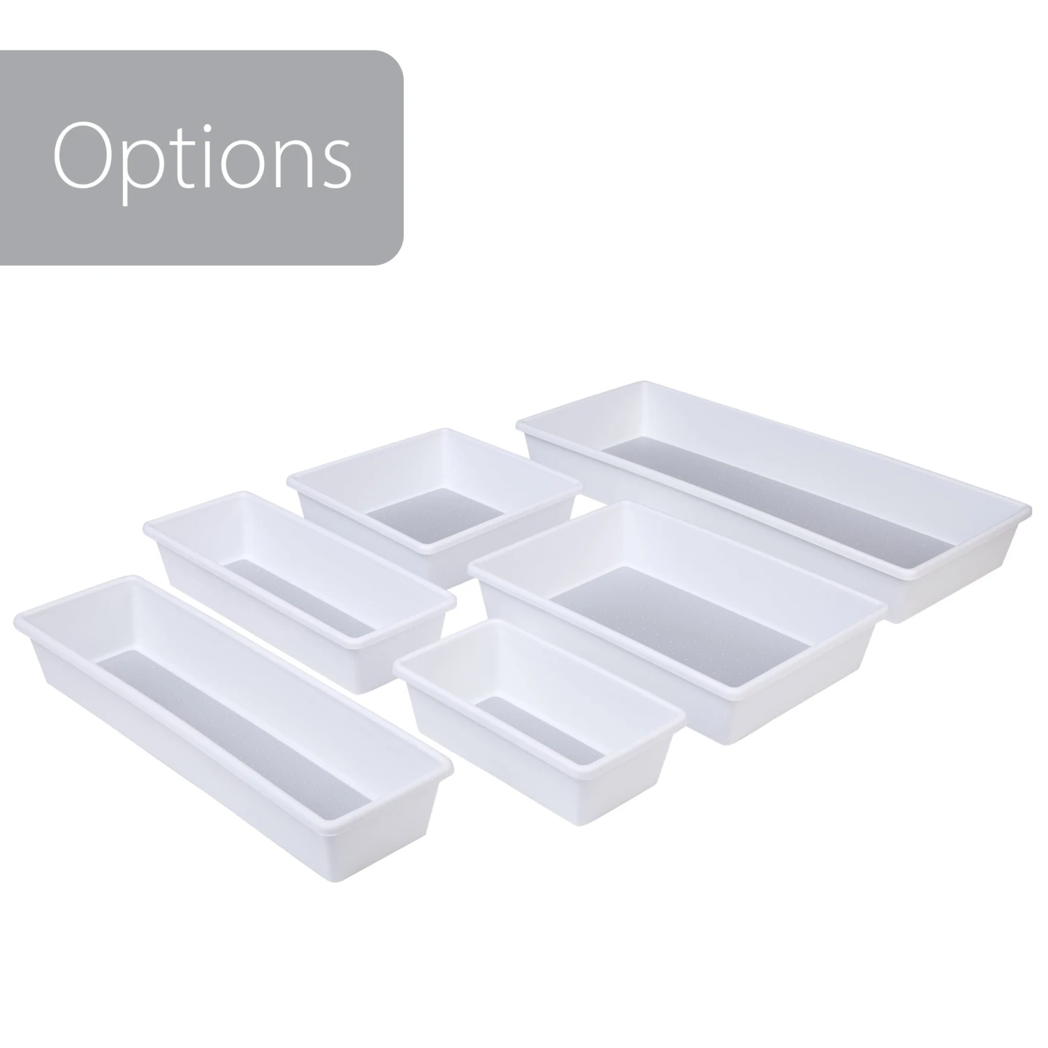 Plastic Drawer Organizer - BPA Free - 16 X 6.75 Inch - White(Drawer Organizer Plastic White 16x6 75 Inch) 7 Plastic Drawer Organizer - BPA Free - 16 X 6.75 Inch - White(Drawer Organizer Plastic White 16x6 75 Inch) - Image 7