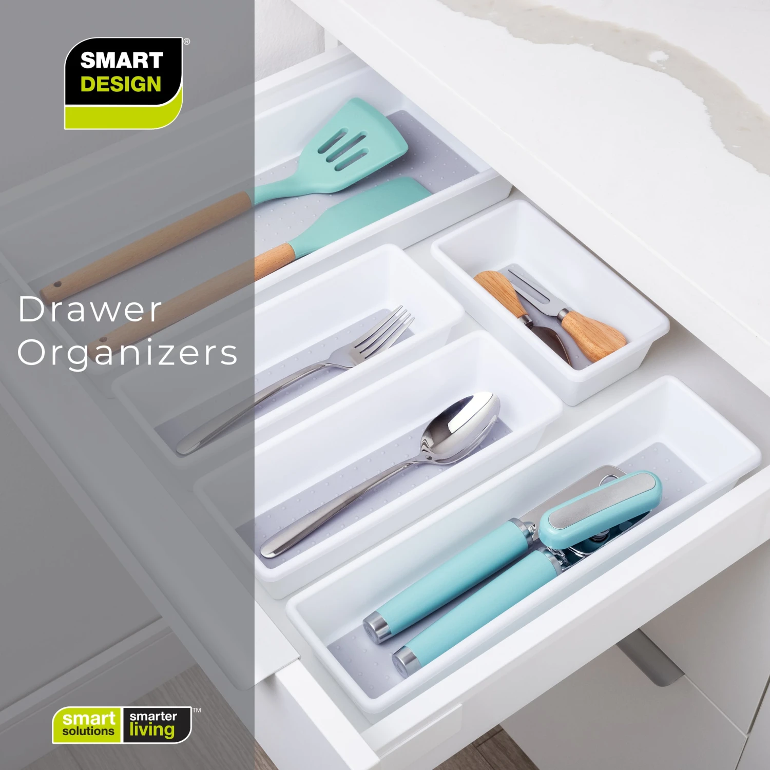 Plastic Drawer Organizer - BPA Free - 9.75 X 3.75 Inch - White(Drawer Organizer Plastic White 9 75x3 75 Inch) 7 Plastic Drawer Organizer - BPA Free - 9.75 X 3.75 Inch - White(Drawer Organizer Plastic White 9 75x3 75 Inch) - Image 7