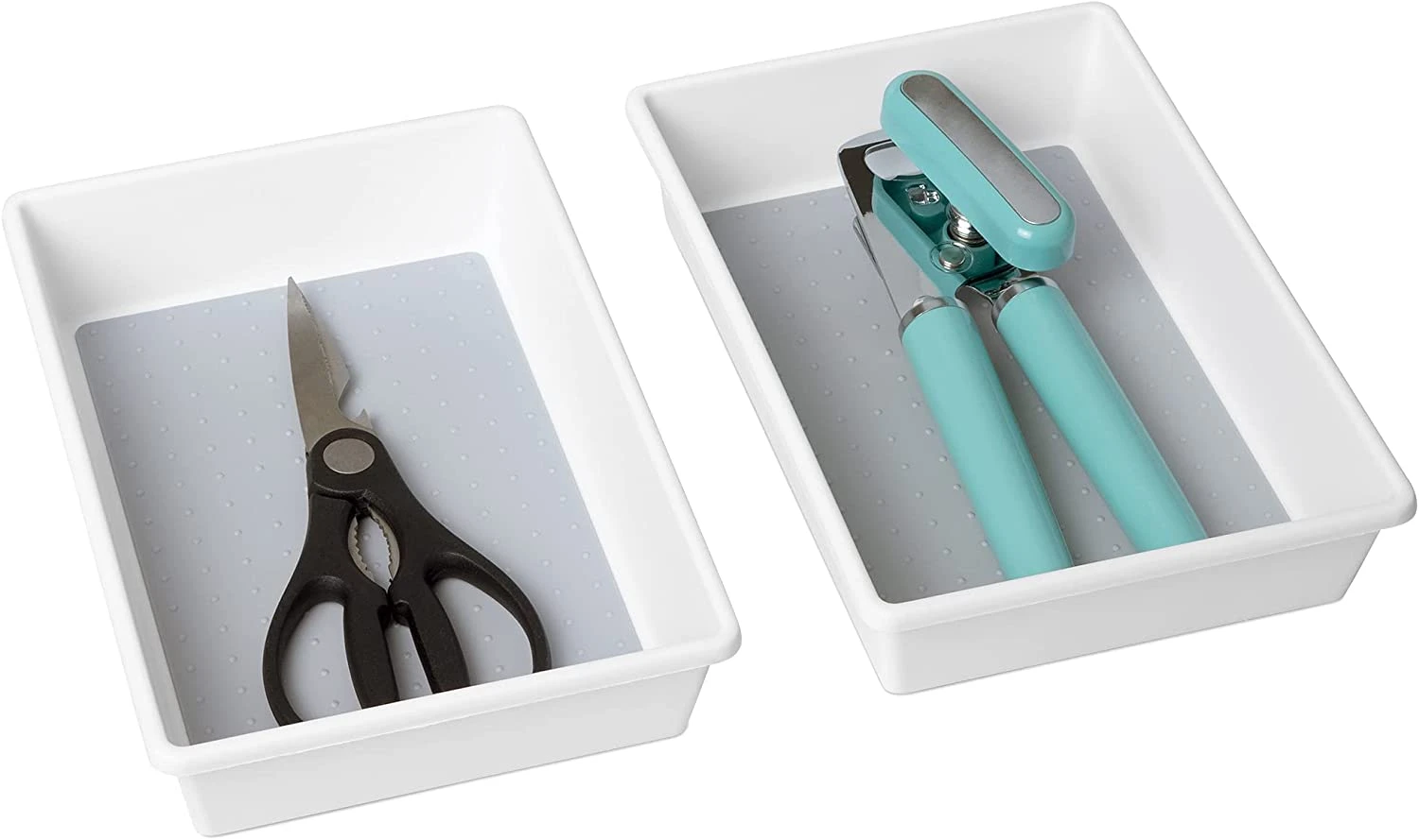 Plastic Drawer Organizer - BPA Free - 9.75 X 6.75 Inch - White(Drawer Organizer Plastic White 9 75x6 75 Inch) 1 Plastic Drawer Organizer - BPA Free - 9.75 X 6.75 Inch - White(Drawer Organizer Plastic White 9 75x6 75 Inch)