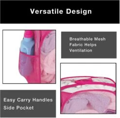 Pop-Up Laundry Hamper With Easy Carry Handles And Side Pocket(Pop Up Laundry Hamper Square 13inch) -Smart Design Store pop up laundry hamper with easy carry handles and side pocket smart design laundry 3037055 incrementing number 369465