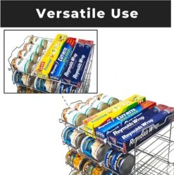 Premium 3-Tier Adjustable Can Rack Organizer - Set Of 2 - Chrome(Premium 3 Tier Can Rack) 12 Premium 3-Tier Adjustable Can Rack Organizer - Set Of 2 - Chrome(Premium 3 Tier Can Rack) -Smart Design Store premium 3 tier adjustable can rack organizer set of 2 chrome smart design kitchen 8481290as2 incrementing number 477718