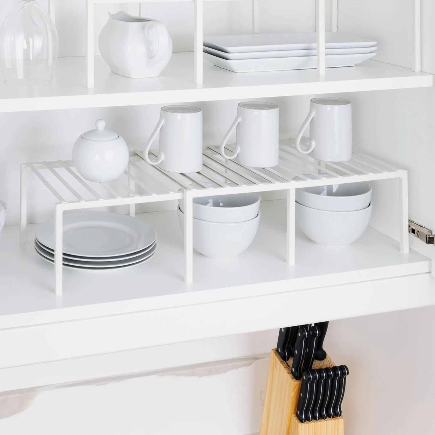 Premium Expandable Cabinet Storage Rack(Storage Shelf Rack Expandable Premium) 3 Premium Expandable Cabinet Storage Rack(Storage Shelf Rack Expandable Premium) - Image 3