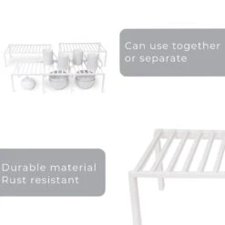 Premium Expandable Cabinet Storage Rack(Storage Shelf Rack Expandable Premium) 15 Premium Expandable Cabinet Storage Rack(Storage Shelf Rack Expandable Premium) -Smart Design Store premium expandable cabinet storage rack smart design kitchen 8423118as6 5282467