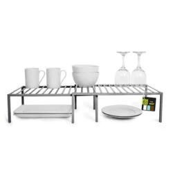 Premium Expandable Cabinet Storage Rack(Storage Shelf Rack Expandable Premium) 20 Premium Expandable Cabinet Storage Rack(Storage Shelf Rack Expandable Premium) -Smart Design Store premium expandable cabinet storage rack smart design kitchen 8423638as6 7218561