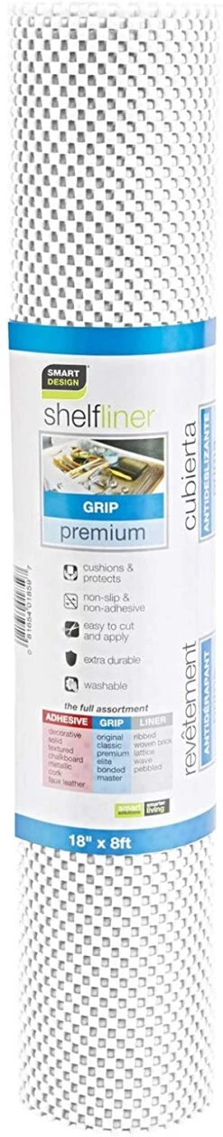 Premium Grip Shelf Liner - 18 Inch X 8 Feet(Shelf Liner Premium Grip) 38 Premium Grip Shelf Liner - 18 Inch X 8 Feet(Shelf Liner Premium Grip) -Smart Design Store premium grip shelf liner 18 inch x 8 feet smart design shelf liner 8726018 incrementing number 910430