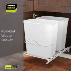 Pull Out Garbage Can(Pull Out Waste Basket) 19 Pull Out Garbage Can(Pull Out Waste Basket) -Smart Design Store pull out garbage can smart design kitchen 8453112 5385203