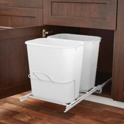 Pull Out Garbage Can(Pull Out Waste Basket) 16 Pull Out Garbage Can(Pull Out Waste Basket) -Smart Design Store pull out garbage can smart design kitchen 8453112 8711514