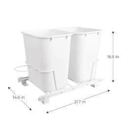 Pull Out Garbage Can(Pull Out Waste Basket) 17 Pull Out Garbage Can(Pull Out Waste Basket) -Smart Design Store pull out garbage can smart design kitchen 8453112 9821061