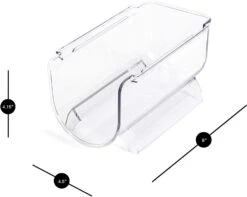 Refrigerator Bottle Holder With Handle - Holds 750 ML - BPA Free(Refrigerator Bottle Holder W Handle) 9 Refrigerator Bottle Holder With Handle - Holds 750 ML - BPA Free(Refrigerator Bottle Holder W Handle) -Smart Design Store refrigerator bottle holder with handle holds 750 ml bpa free smart design kitchen 8467491 incrementing number 623339