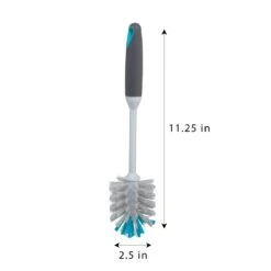 Rounded Bottle Brush With Non-Slip Handle(Bottle Brush Round) 21 Rounded Bottle Brush With Non-Slip Handle(Bottle Brush Round) -Smart Design Store rounded bottle brush with non slip handle smart design cleaning 7001471 incrementing number 914174
