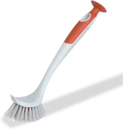 Scrub Brush With Suction Handle - 10.5 X 2 X 2.75 Inches(Brush Suction)