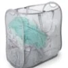 Slim Pop-Up Laundry Hamper With Center Divider & Portable Handles(Slim Pop Up Laundry Hamper With Center Divider Portable Handles)