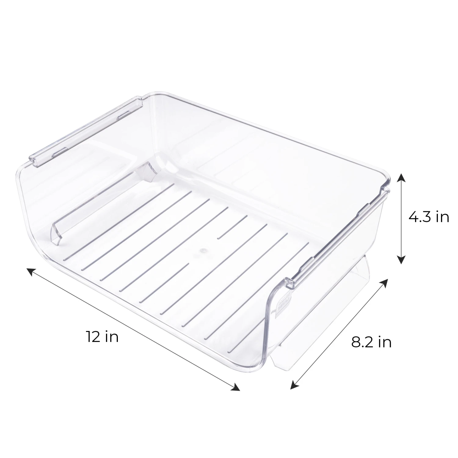 Clear Stackable Bottle Organizer - 2 Pack - Clear(Smart Design Bottle Holder Set Of 2 Clear) 5 Clear Stackable Bottle Organizer - 2 Pack - Clear(Smart Design Bottle Holder Set Of 2 Clear) - Image 5