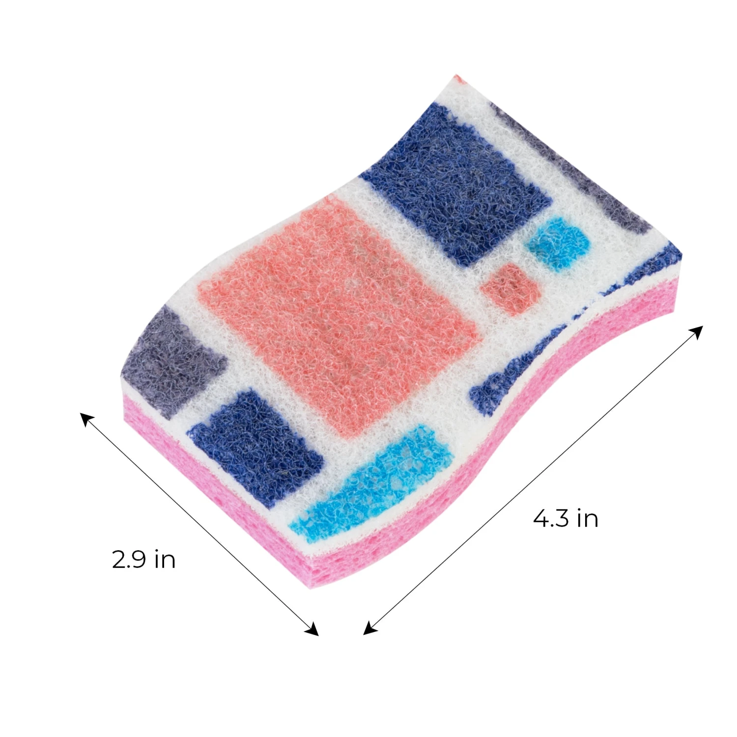 Smart Design Non-Scratch Cellulose Smart Scrub Sponge - Ultra Absorbent - Ergonomic Shape - Cleaning, Dishes, & Hard Stains(Smart Design Non Scratch Cellulose Smart Scrub Sponge Set Of 3 Ultra Absorbent Ergonomic Shape Cleaning Dishes Hard Stains) 13 Smart Design Non-Scratch Cellulose Smart Scrub Sponge - Ultra Absorbent - Ergonomic Shape - Cleaning, Dishes, & Hard Stains(Smart Design Non Scratch Cellulose Smart Scrub Sponge Set Of 3 Ultra Absorbent Ergonomic Shape Cleaning Dishes Hard Stains) - Image 13