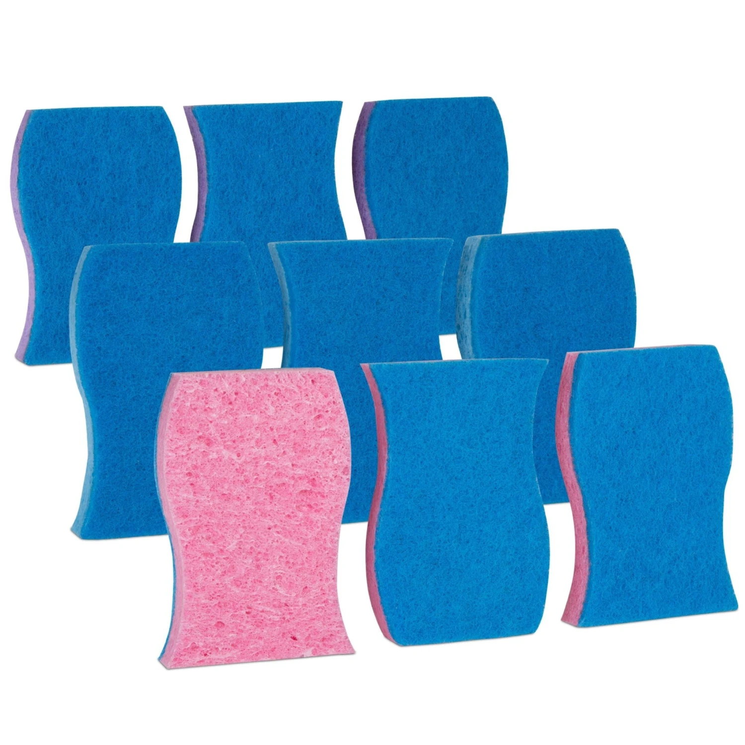 Smart Design Non-Scratch Cellulose Smart Scrub Sponge - Ultra Absorbent - Ergonomic Shape - Cleaning, Dishes, & Hard Stains(Smart Design Non Scratch Cellulose Smart Scrub Sponge Set Of 3 Ultra Absorbent Ergonomic Shape Cleaning Dishes Hard Stains) 9 Smart Design Non-Scratch Cellulose Smart Scrub Sponge - Ultra Absorbent - Ergonomic Shape - Cleaning, Dishes, & Hard Stains(Smart Design Non Scratch Cellulose Smart Scrub Sponge Set Of 3 Ultra Absorbent Ergonomic Shape Cleaning Dishes Hard Stains) - Image 9