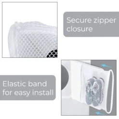 Sneaker Dryer And Wash Bag With Elastic Straps - 15.5 X 15.5 Inch(Laundry Wash Bag Sneaker) 10 Sneaker Dryer And Wash Bag With Elastic Straps - 15.5 X 15.5 Inch(Laundry Wash Bag Sneaker) -Smart Design Store sneaker dryer and wash bag with elastic straps 155 x 155 inch smart design laundry 3607015 6488629