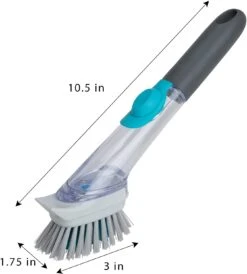 Soap Dispensing Dish Wand With Replaceable Head(Dish Brushes) -Smart Design Store soap dispensing dish wand with replaceable head smart design cleaning 7001531 incrementing number 223141