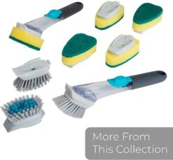 Soap Dispensing Dish Wand With Replaceable Head(Dish Brushes) -Smart Design Store soap dispensing dish wand with replaceable head smart design cleaning 7001671 incrementing number 903513