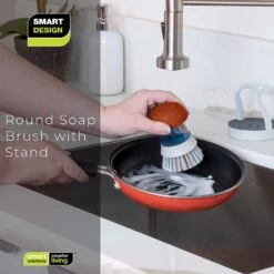 Soap Dispensing Palm Brush And Stand(Dish Brushes Palm) 27 Soap Dispensing Palm Brush And Stand(Dish Brushes Palm) -Smart Design Store soap dispensing palm brush and stand smart design cleaning 7001242 incrementing number 344708