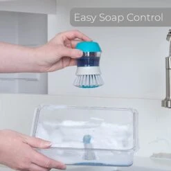 Soap Dispensing Palm Brush And Stand(Dish Brushes Palm) 17 Soap Dispensing Palm Brush And Stand(Dish Brushes Palm) -Smart Design Store soap dispensing palm brush and stand smart design cleaning 7001552 incrementing number 280140