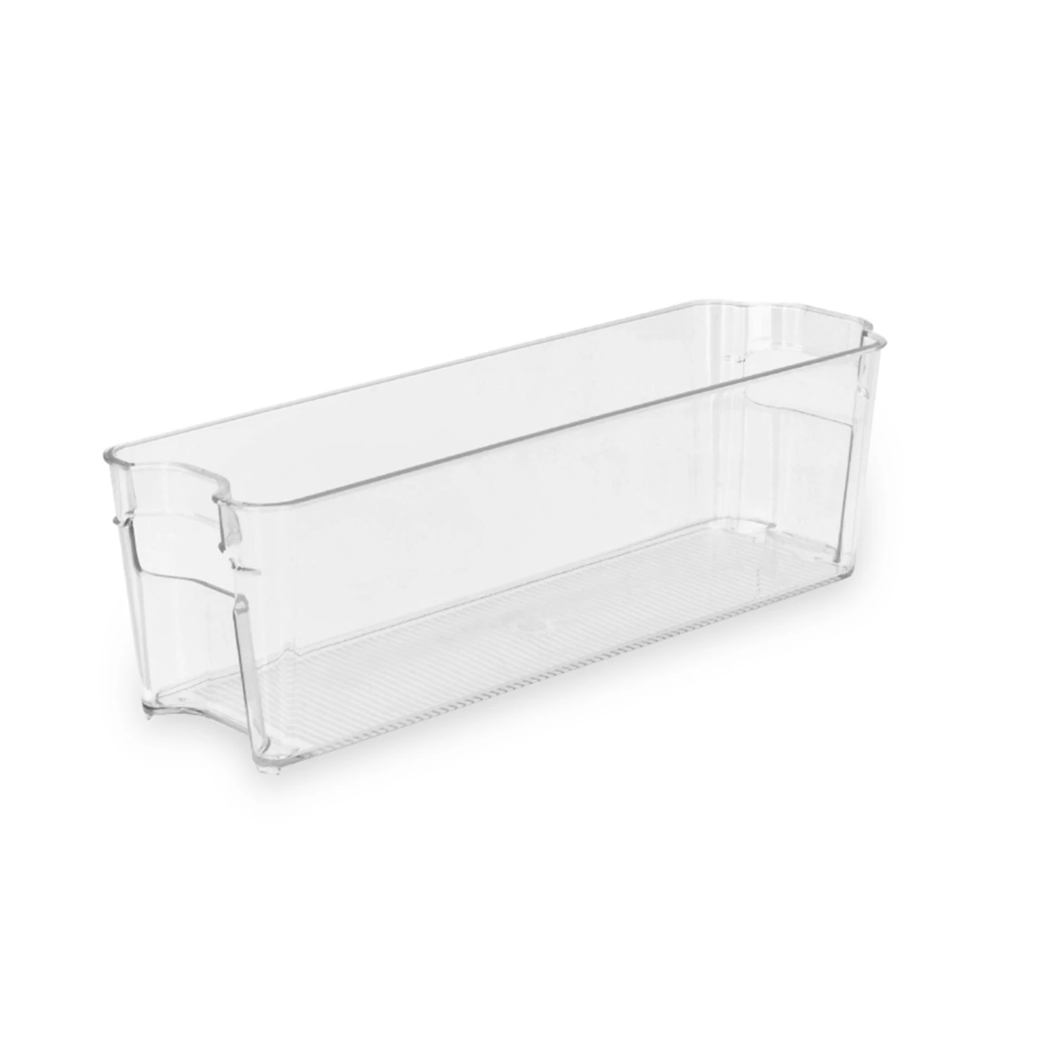 Stackable Refrigerator Bin With Handle - 4.5 X 15 Inch(Stackable Refrigerator Bin 4 5x15) 2 Stackable Refrigerator Bin With Handle - 4.5 X 15 Inch(Stackable Refrigerator Bin 4 5x15) - Image 2