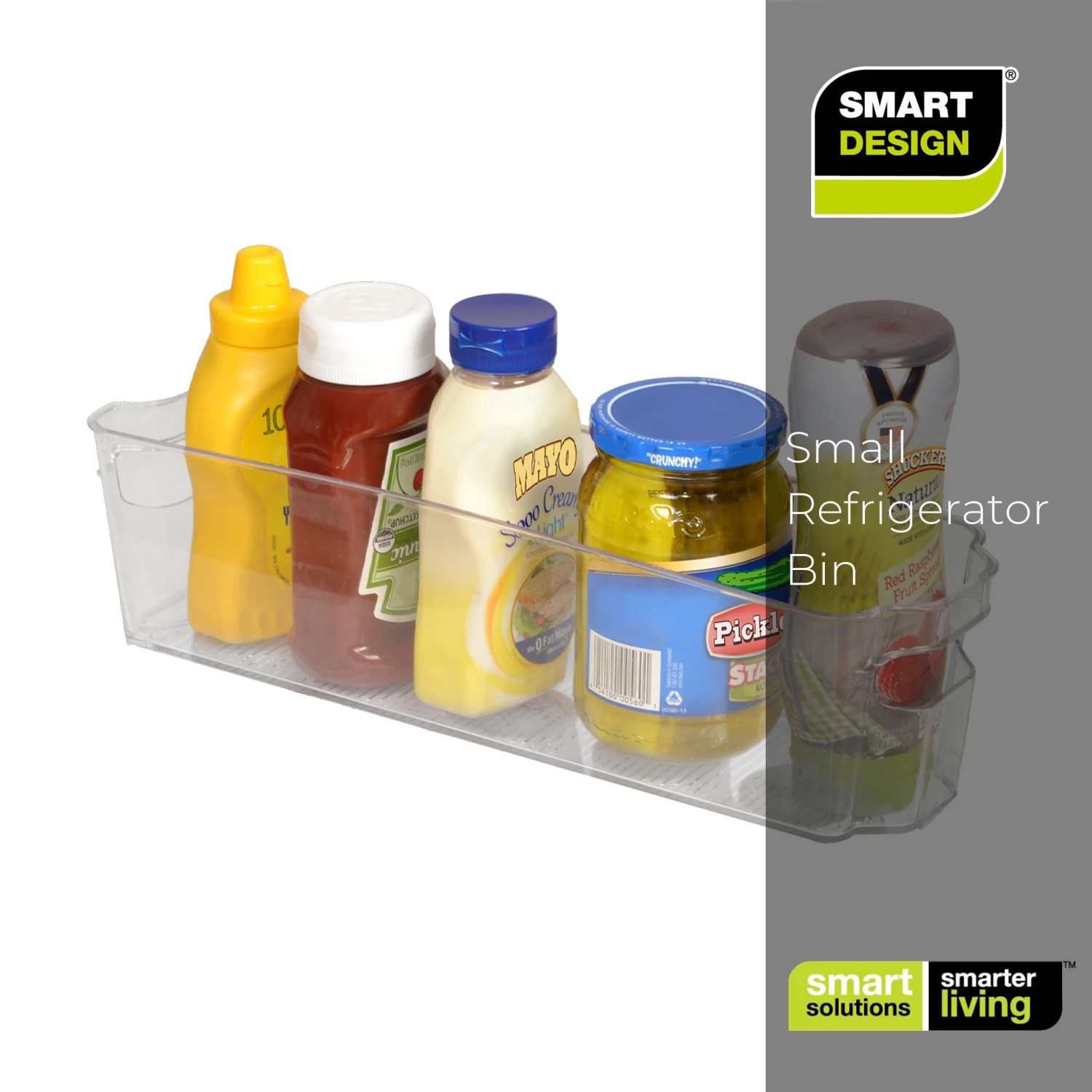 Stackable Refrigerator Bin With Handle - 4.5 X 15 Inch(Stackable Refrigerator Bin 4 5x15) 7 Stackable Refrigerator Bin With Handle - 4.5 X 15 Inch(Stackable Refrigerator Bin 4 5x15) - Image 7