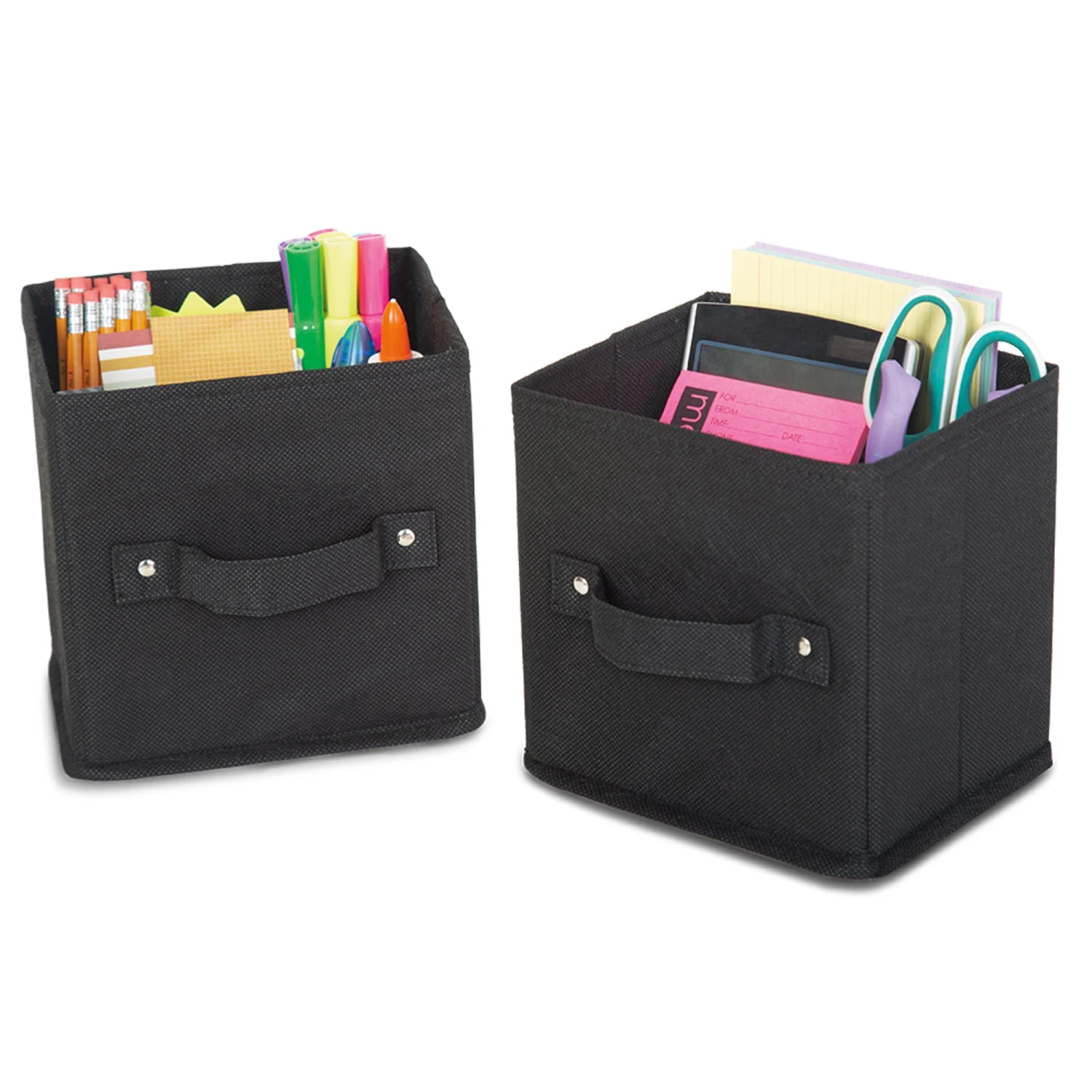 Storage Cube With Handle - 11 X 11 X 11 Inch - Black(Storage Cube With Handle 11 X 11 X 11 Inch Black) 2 Storage Cube With Handle - 11 X 11 X 11 Inch - Black(Storage Cube With Handle 11 X 11 X 11 Inch Black) - Image 2