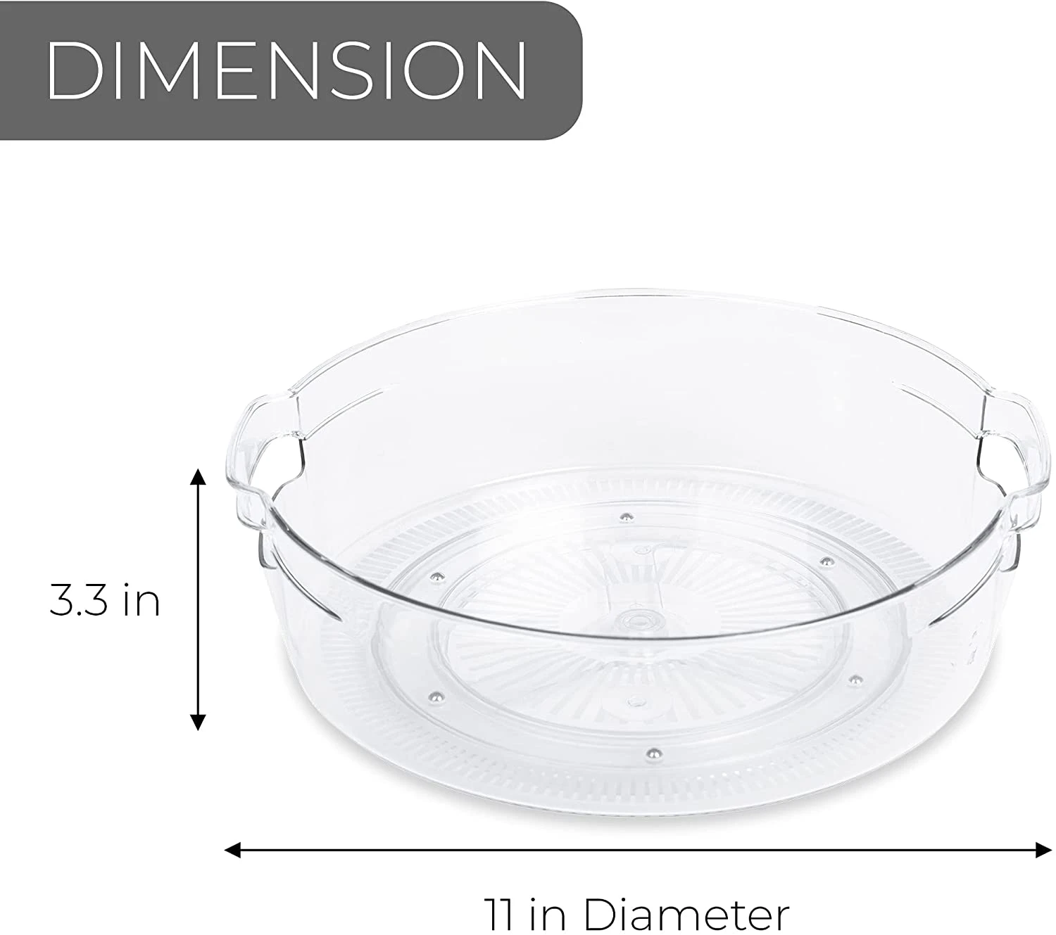 Tall Lazy Susan Spinning Turntable Organizer - 9 Inch(Lazy Susan Turntable 9inch Tall) 3 Tall Lazy Susan Spinning Turntable Organizer - 9 Inch(Lazy Susan Turntable 9inch Tall) - Image 3