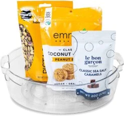 Tall Lazy Susan Spinning Turntable Organizer - 9 Inch(Lazy Susan Turntable 9inch Tall)