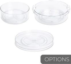 Tall Lazy Susan Spinning Turntable Organizer - 9 Inch(Lazy Susan Turntable 9inch Tall) 14 Tall Lazy Susan Spinning Turntable Organizer - 9 Inch(Lazy Susan Turntable 9inch Tall) -Smart Design Store tall lazy susan spinning turntable organizer 9 inch smart design kitchen 8003591 incrementing number 764354