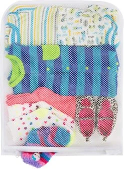 Wash Bag With Safety Zipper - 18 X 14 Inch(Laundry Wash Bag 18x14 Inch)