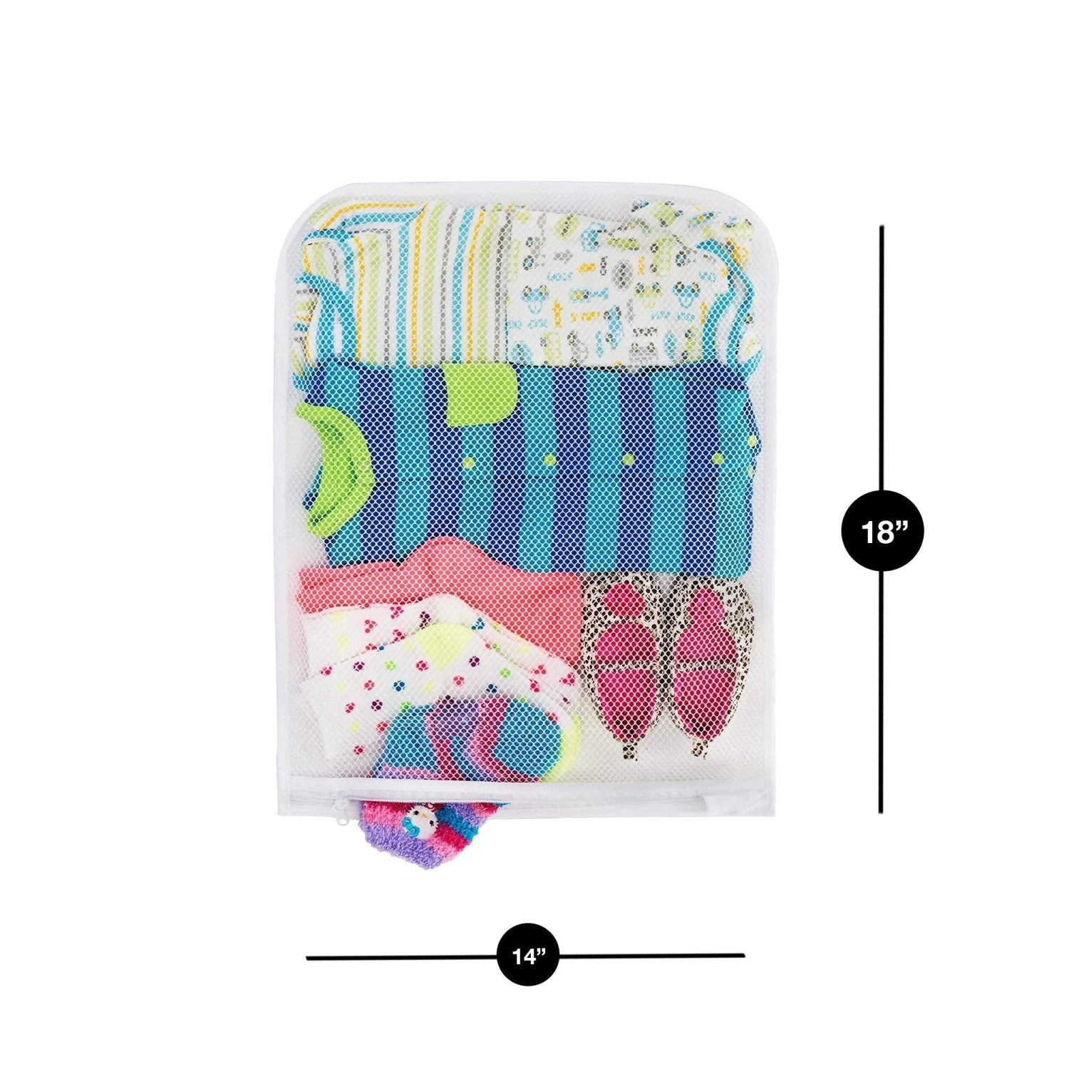 Wash Bag With Safety Zipper - 18 X 14 Inch(Laundry Wash Bag 18x14 Inch) 3 Wash Bag With Safety Zipper - 18 X 14 Inch(Laundry Wash Bag 18x14 Inch) - Image 3