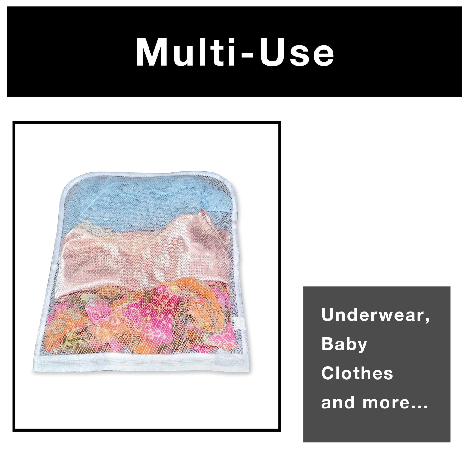 Wash Bag With Safety Zipper - 18 X 14 Inch(Laundry Wash Bag 18x14 Inch) 5 Wash Bag With Safety Zipper - 18 X 14 Inch(Laundry Wash Bag 18x14 Inch) - Image 5