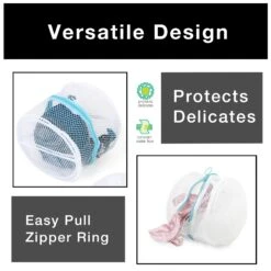 Wash Bag With Safety Zipper - 6.5 X 5.5 Inch(Laundry Wash Bag 6 5x5 5 Inch) 10 Wash Bag With Safety Zipper - 6.5 X 5.5 Inch(Laundry Wash Bag 6 5x5 5 Inch) -Smart Design Store wash bag with safety zipper 65 x 55 inch smart design laundry 369505 440657