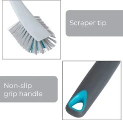 Wide Brush With Scraper Tip(Brush Wide) 11 Wide Brush With Scraper Tip(Brush Wide) -Smart Design Store wide brush with scraper tip smart design cleaning 7001481 incrementing number 712969