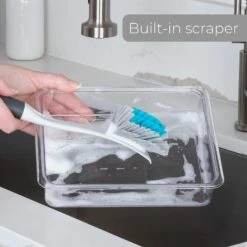 Wide Brush With Scraper Tip(Brush Wide) 9 Wide Brush With Scraper Tip(Brush Wide) -Smart Design Store wide brush with scraper tip smart design cleaning 7001481 incrementing number 981499